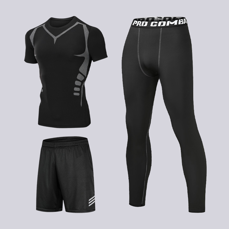 SHORT +ZK01 + GREY-LINE LONG PANTS
